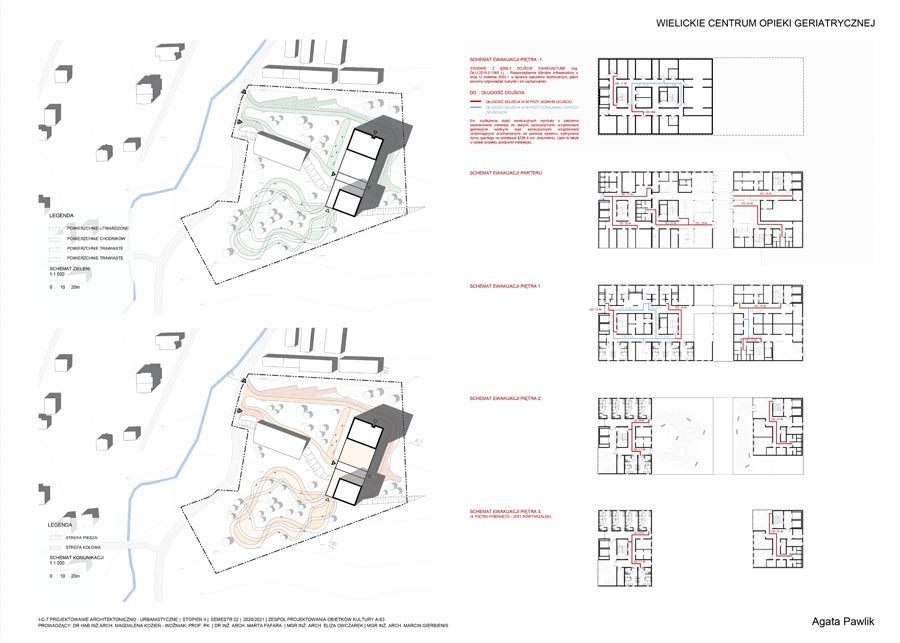 Makiety, szkice i projekty