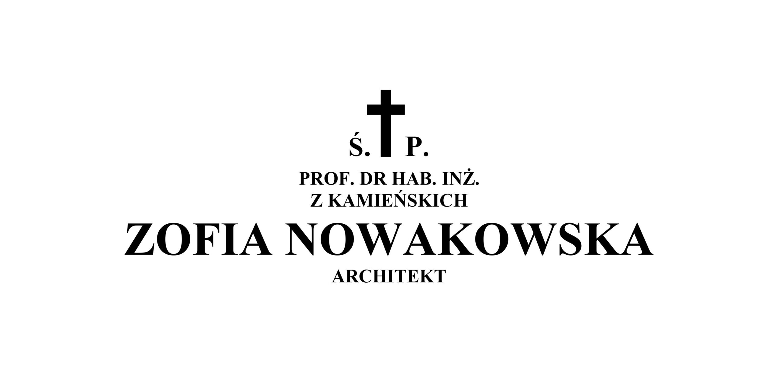 Z WIELKIM SMUTKIEM ZAWIADAMIAMY