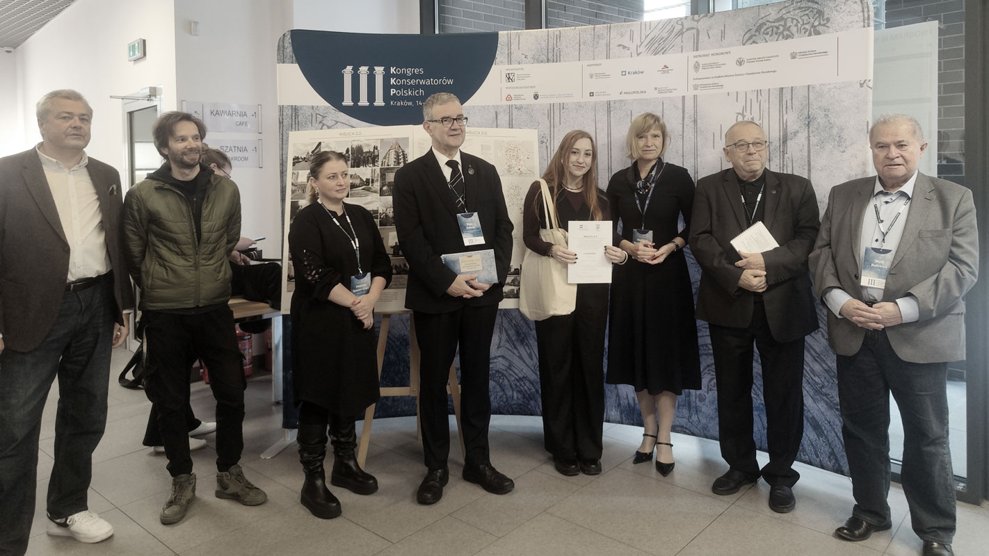 „WIŚLICA 2.0” POMYSŁY STUDENTÓW II STOPNIA NA WYSTAWIE I W KONKURSIE PODCZAS KONGRESU KONSERWATORÓW POLSKICH