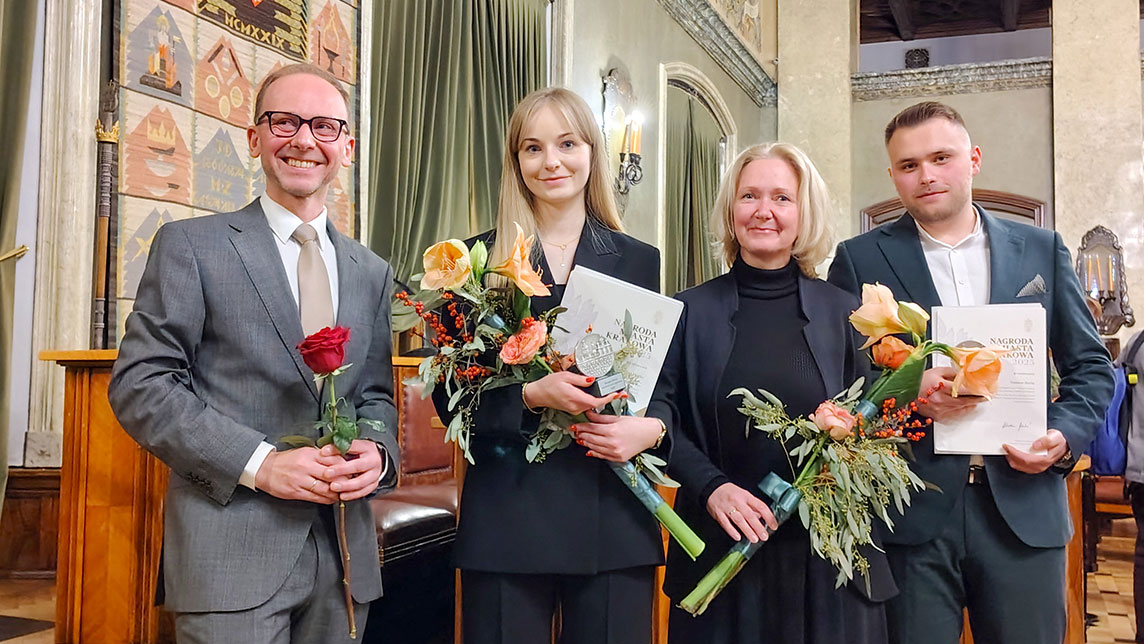 STUDENCI WA PK Z NAGRODĄ MIASTA KRAKOWA ZA 2025