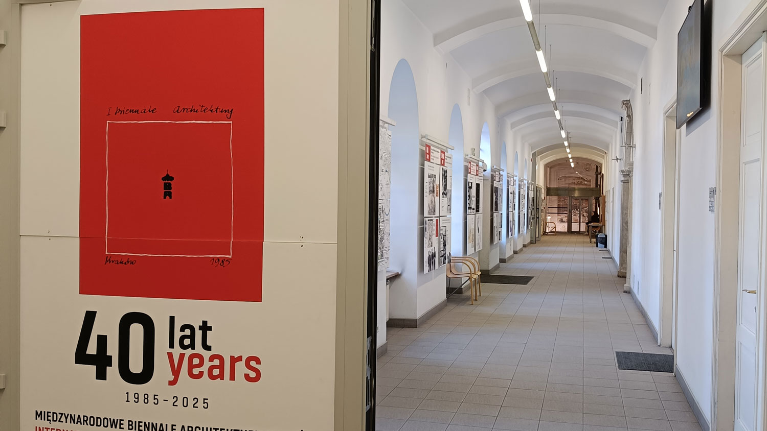 WERNISAŻ JUBILEUSZOWEJ WYSTAWY 40-LECIA MIĘDZYNARODOWEGO BIENNALE ARCHITEKTURY