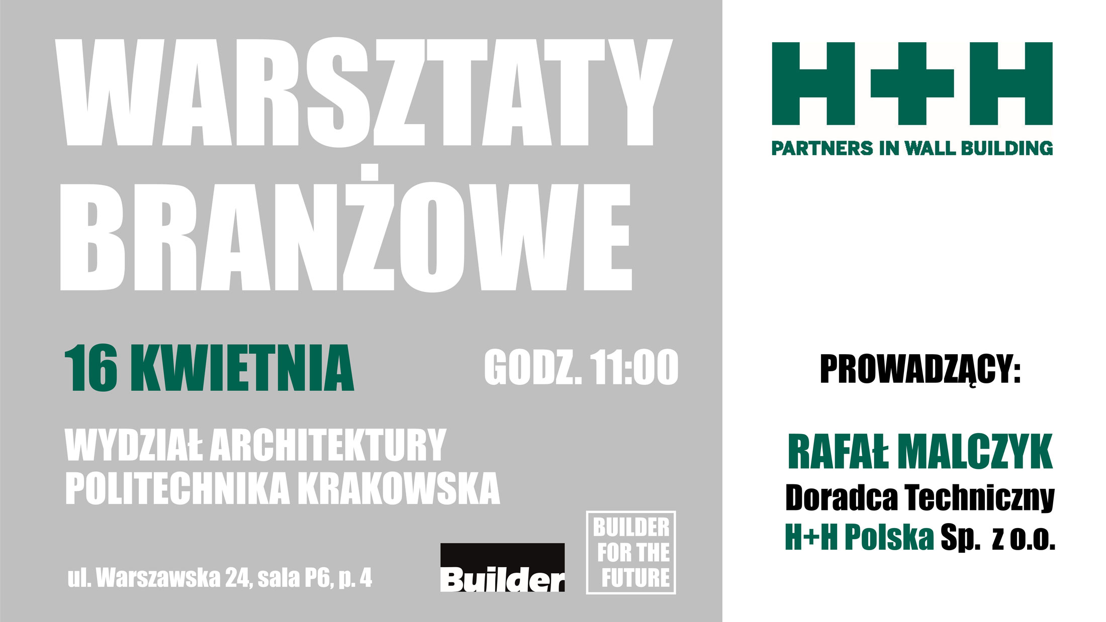 WARSZTATY BRANŻOWE Z FIRMĄ H+H POLSKA
