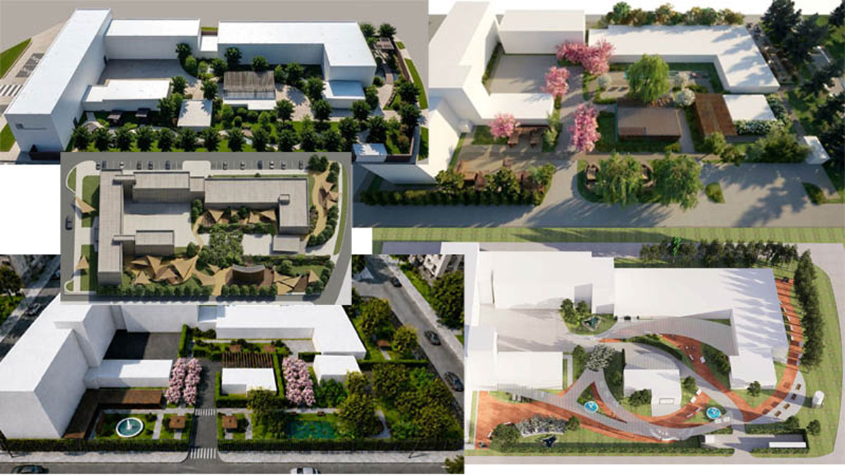 WYSTAWA PRAC STUDENTÓW I ROKU ARCHITEKTURY W SZPITALU W KAZIMIERZY WIELKIEJ „OGRODY TERAPEUTYCZNE”