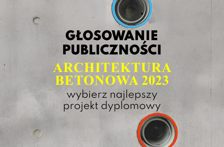 Wybierz Nagrodę Publiczności w konkursie „Architektura Betonowa 2023”